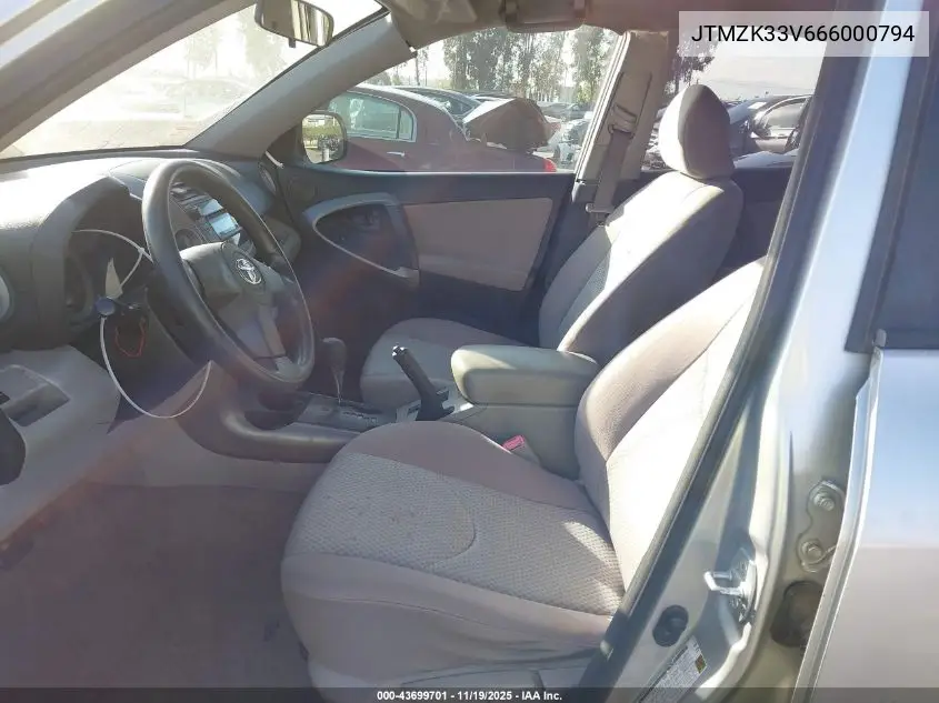 JTMZK33V666000794 2006 Toyota Rav4 Base V6