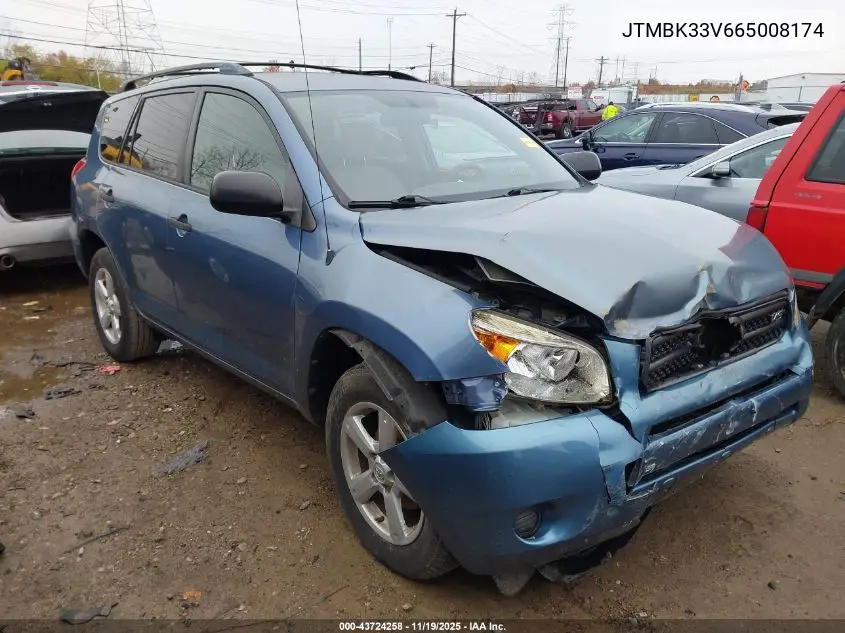 JTMBK33V665008174 2006 Toyota Rav4 Base V6