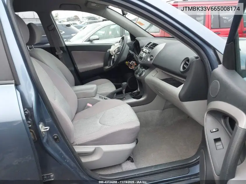 JTMBK33V665008174 2006 Toyota Rav4 Base V6