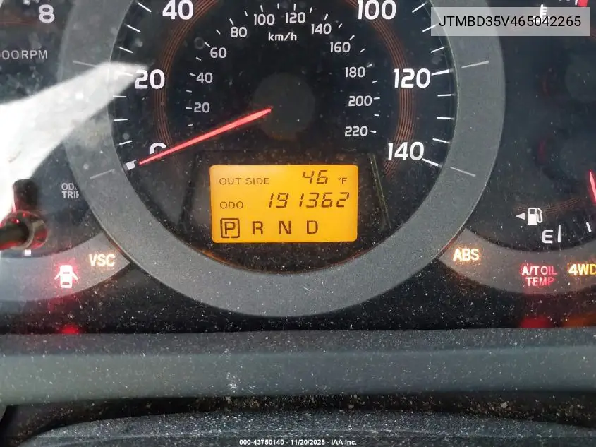 JTMBD35V465042265 2006 Toyota Rav4