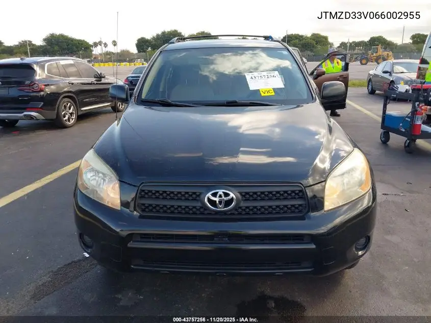 JTMZD33V066002955 2006 Toyota Rav4