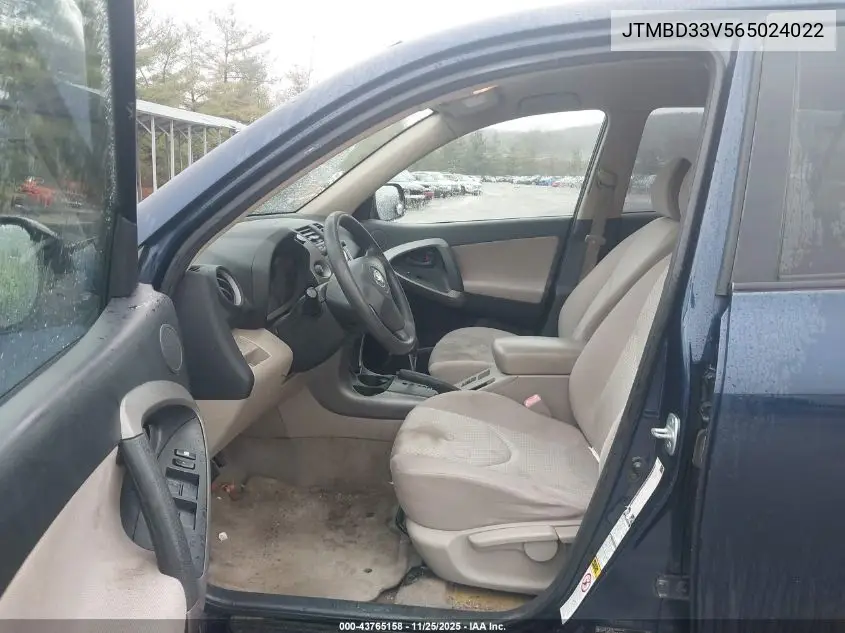 JTMBD33V565024022 2006 Toyota Rav4