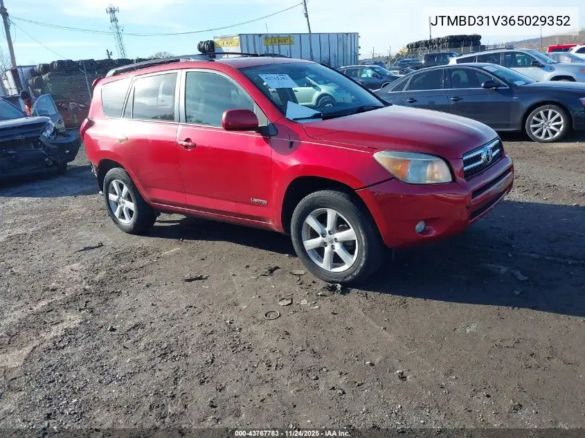 JTMBD31V365029352 2006 Toyota Rav4 Limited