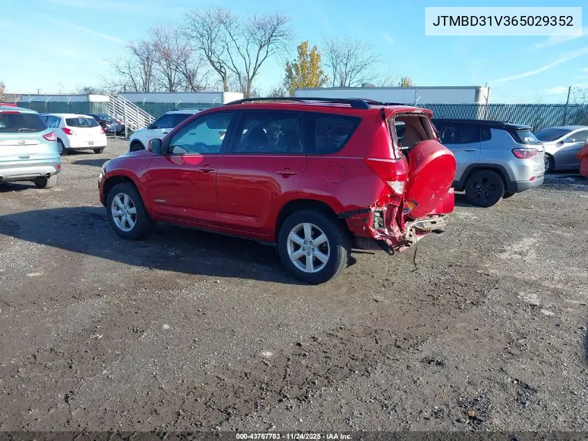 JTMBD31V365029352 2006 Toyota Rav4 Limited
