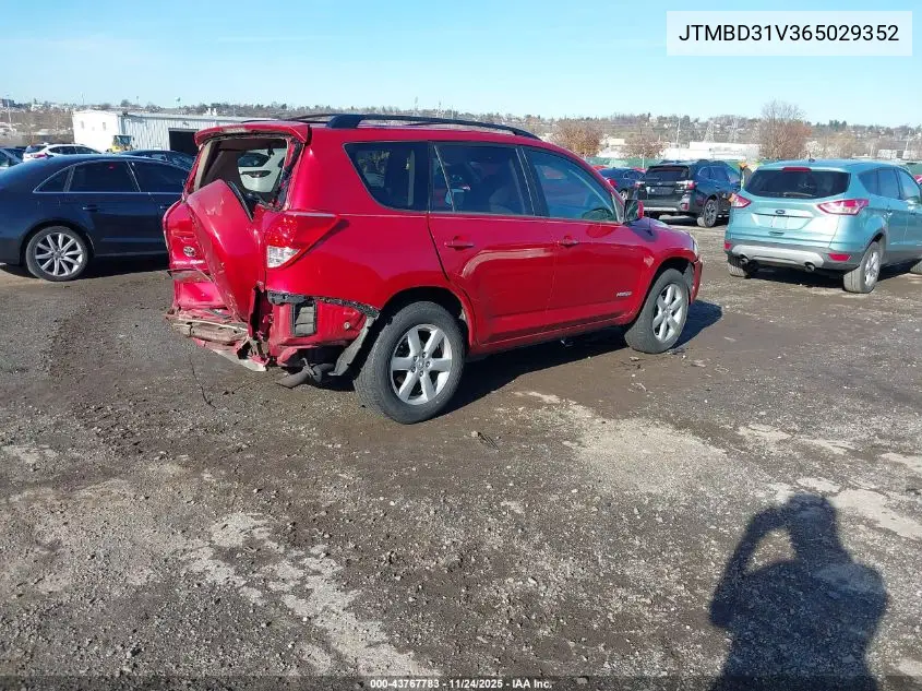 JTMBD31V365029352 2006 Toyota Rav4 Limited