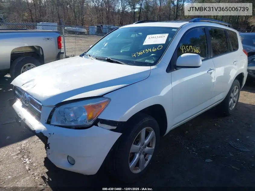 JTMBK31V365006739 2006 Toyota Rav4 Limited V6