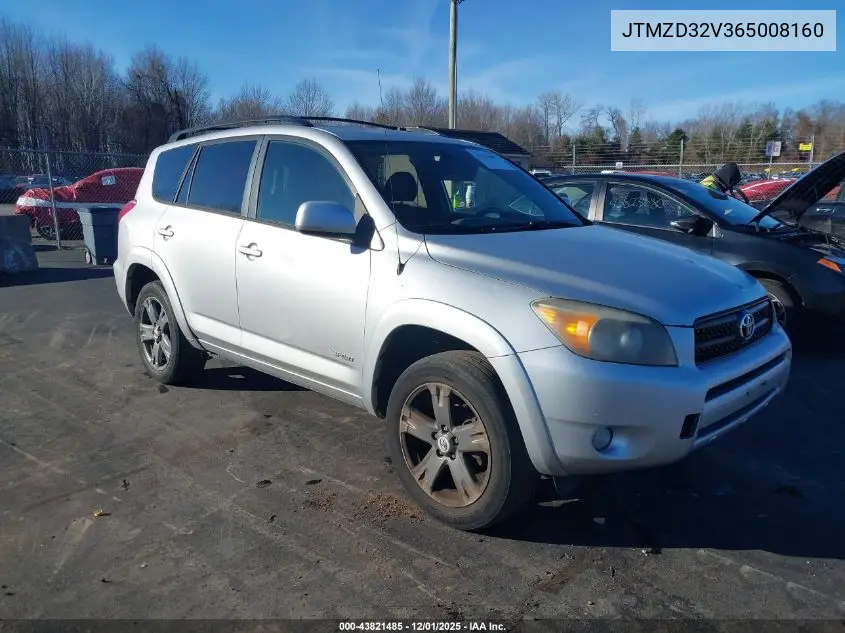 JTMZD32V365008160 2006 Toyota Rav4 Sport