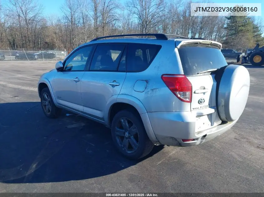 JTMZD32V365008160 2006 Toyota Rav4 Sport