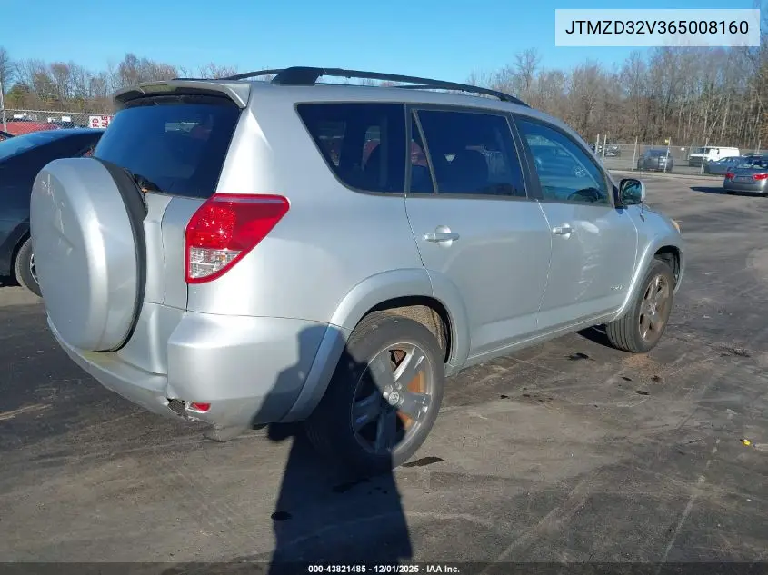 JTMZD32V365008160 2006 Toyota Rav4 Sport