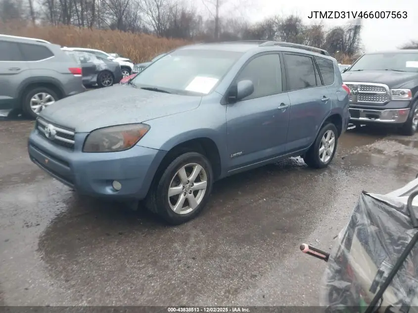 JTMZD31V466007563 2006 Toyota Rav4 Limited