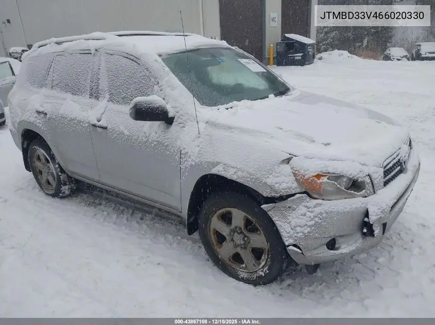 JTMBD33V466020330 2006 Toyota Rav4