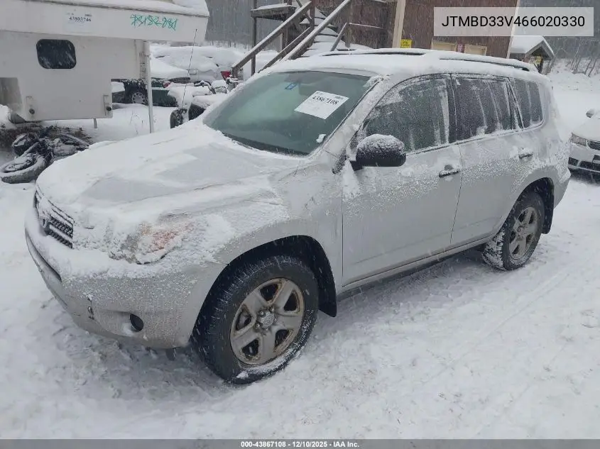 JTMBD33V466020330 2006 Toyota Rav4