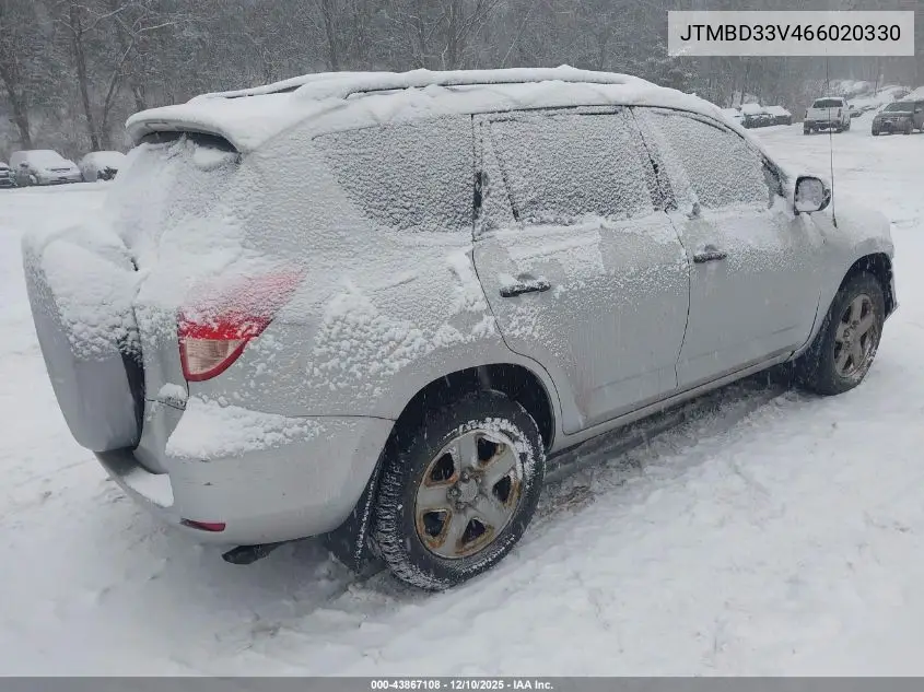 JTMBD33V466020330 2006 Toyota Rav4