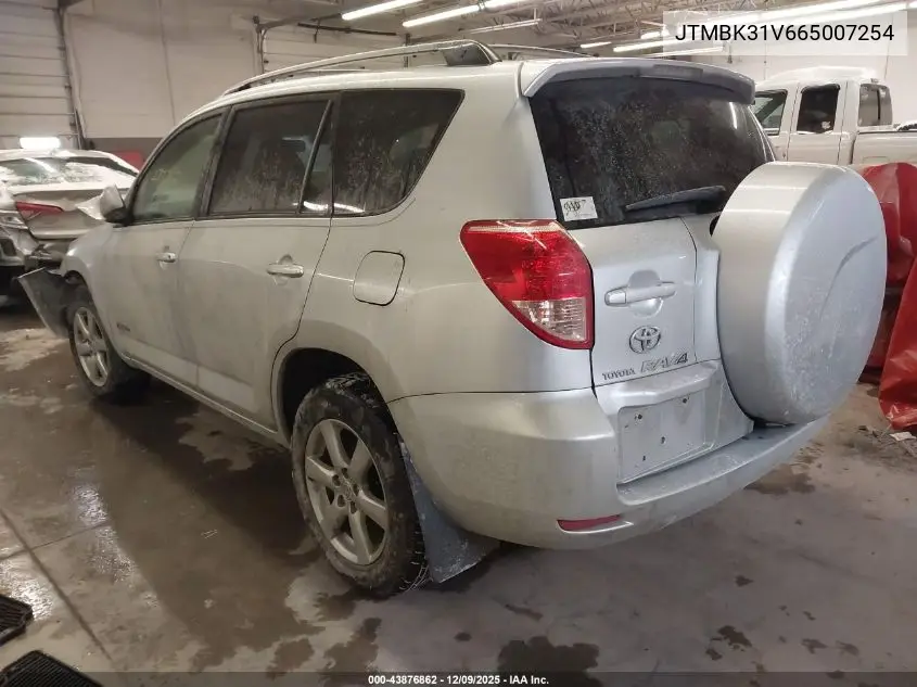 JTMBK31V665007254 2006 Toyota Rav4 Limited V6
