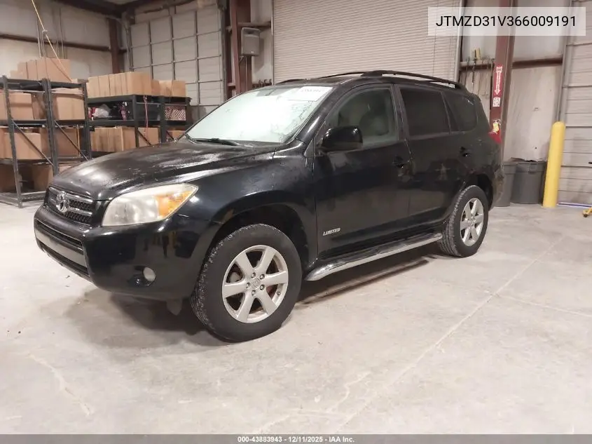 JTMZD31V366009191 2006 Toyota Rav4 Limited