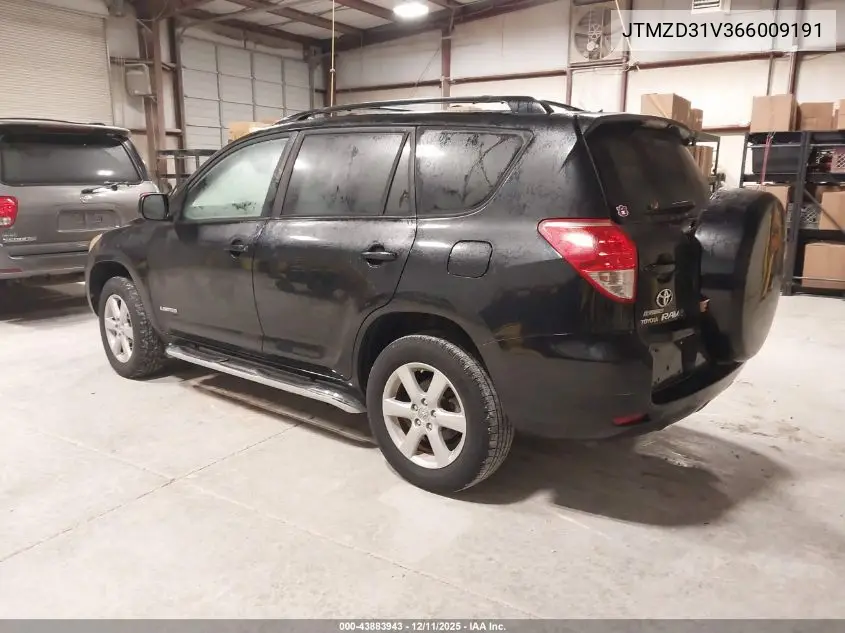 JTMZD31V366009191 2006 Toyota Rav4 Limited