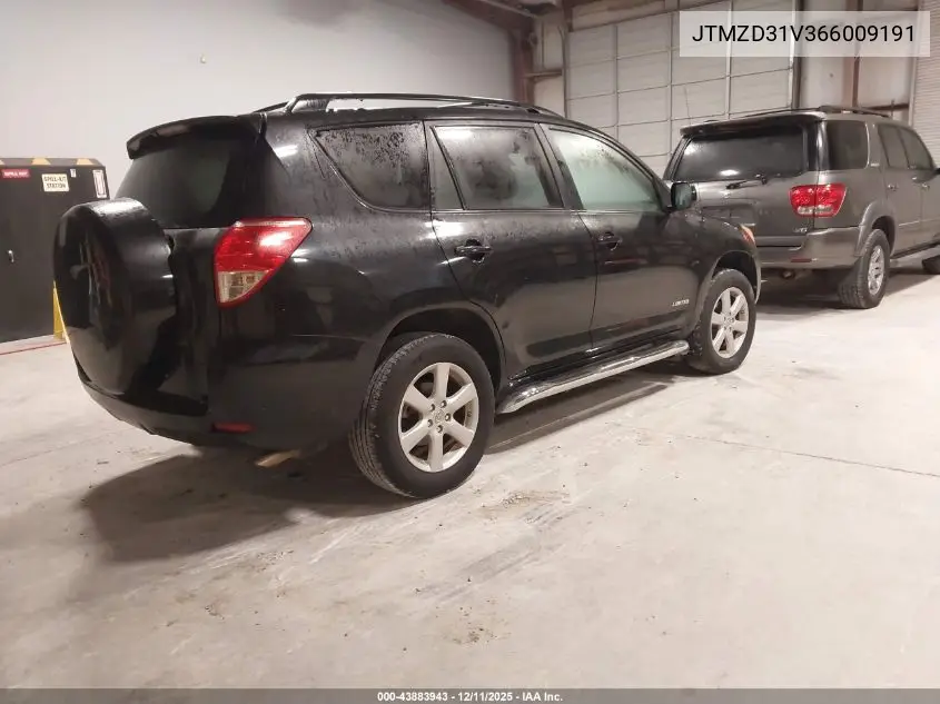 JTMZD31V366009191 2006 Toyota Rav4 Limited