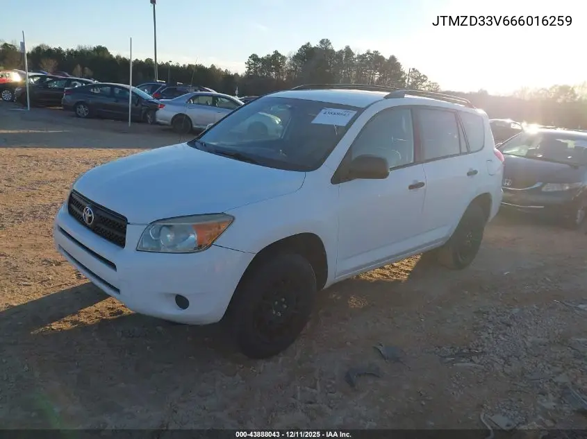 JTMZD33V666016259 2006 Toyota Rav4