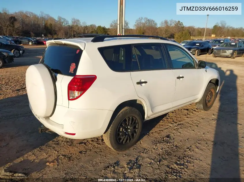 JTMZD33V666016259 2006 Toyota Rav4