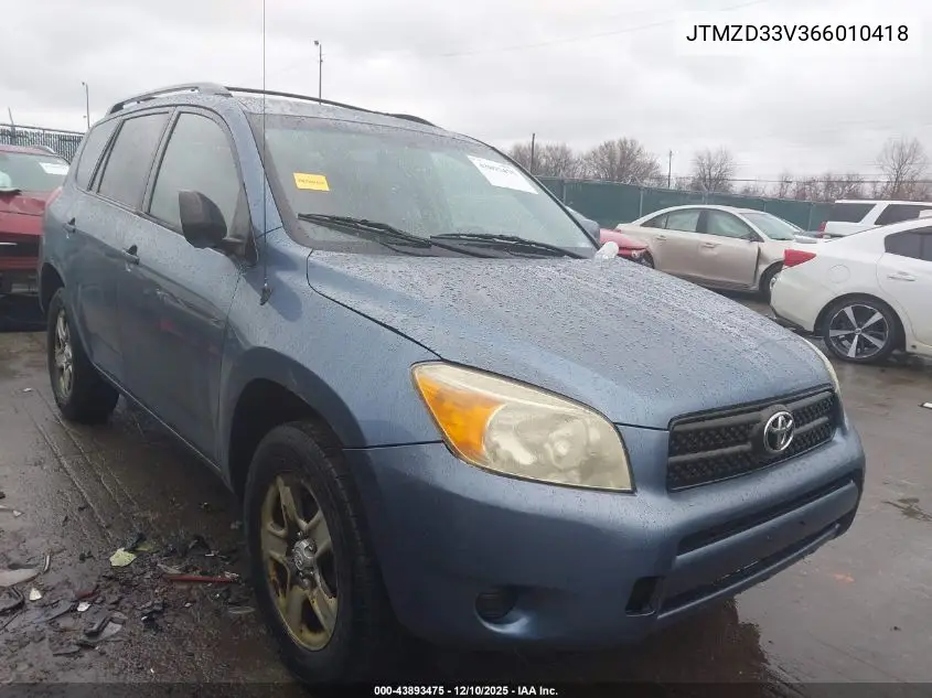 JTMZD33V366010418 2006 Toyota Rav4