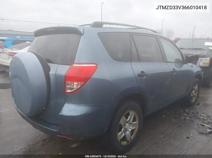 JTMZD33V366010418 2006 Toyota Rav4