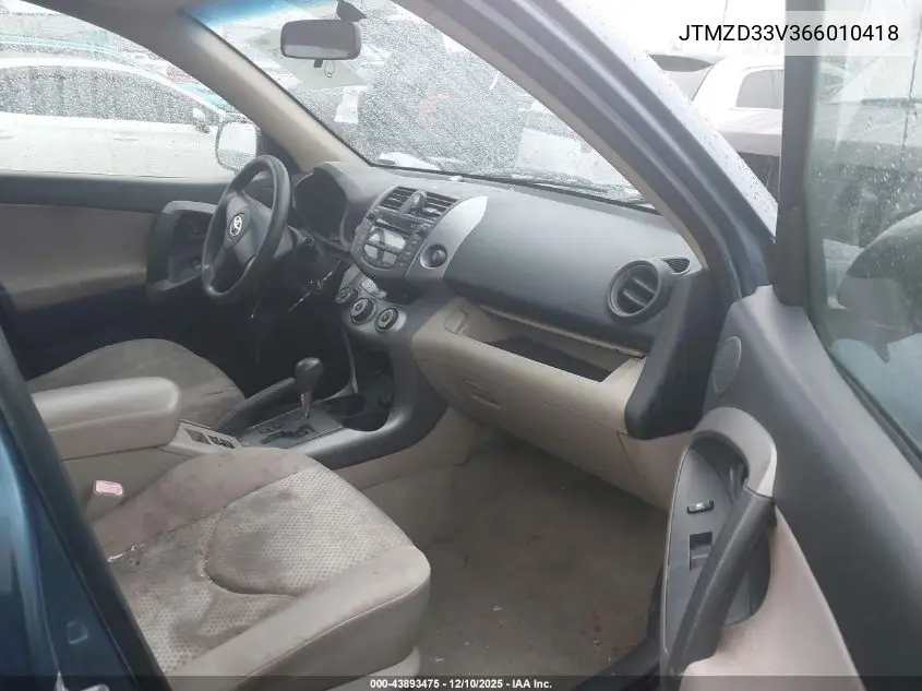 JTMZD33V366010418 2006 Toyota Rav4