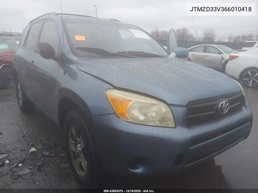 JTMZD33V366010418 2006 Toyota Rav4
