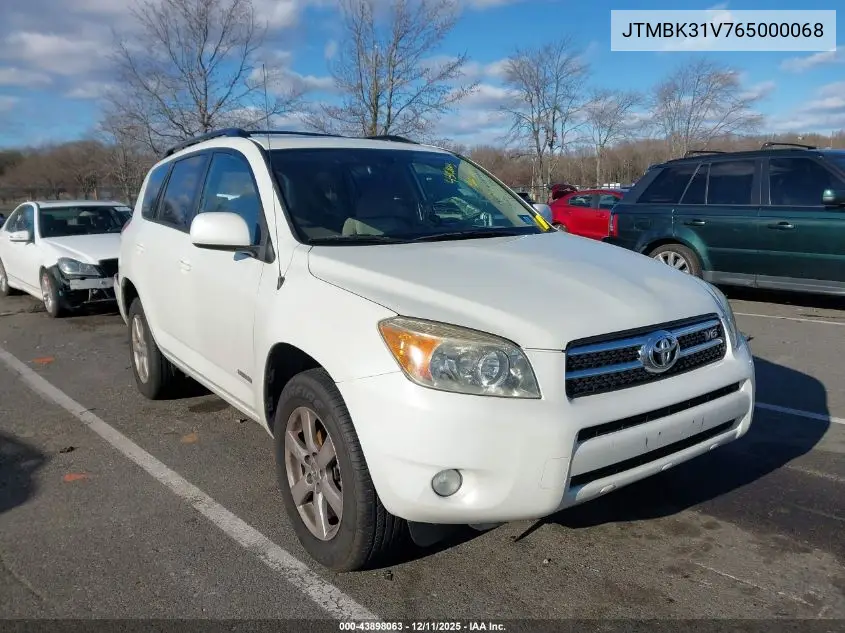JTMBK31V765000068 2006 Toyota Rav4 Limited V6