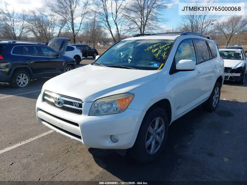 JTMBK31V765000068 2006 Toyota Rav4 Limited V6