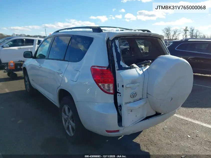 JTMBK31V765000068 2006 Toyota Rav4 Limited V6