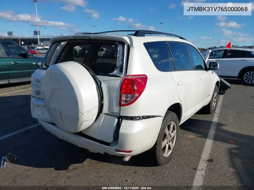 JTMBK31V765000068 2006 Toyota Rav4 Limited V6