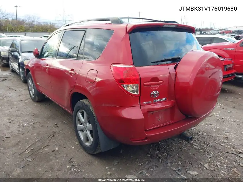 JTMBK31V176019680 2007 Toyota Rav4 Limited V6