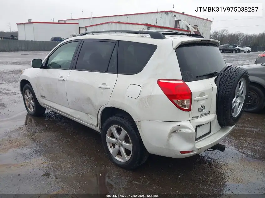 JTMBK31V975038287 2007 Toyota Rav4 Limited V6