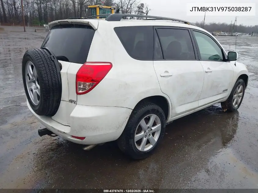 JTMBK31V975038287 2007 Toyota Rav4 Limited V6