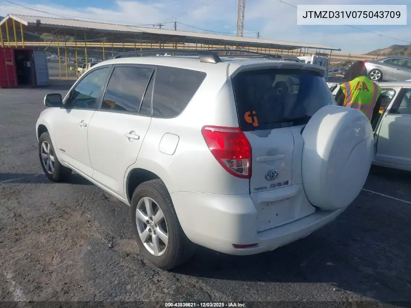 JTMZD31V075043709 2007 Toyota Rav4 Limited