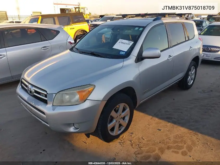 JTMBK31V875018709 2007 Toyota Rav4 Limited V6