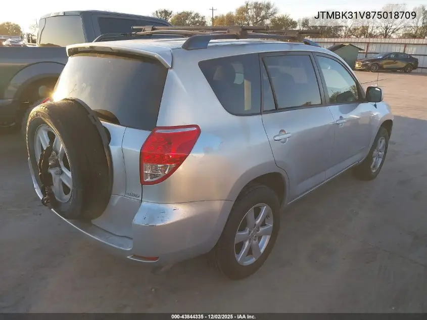 JTMBK31V875018709 2007 Toyota Rav4 Limited V6