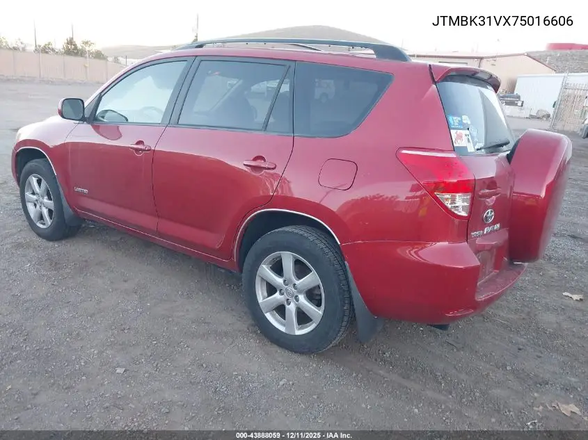 JTMBK31VX75016606 2007 Toyota Rav4 Limited V6
