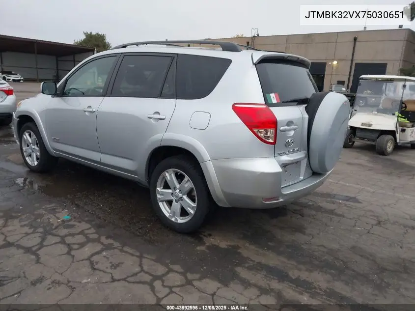 JTMBK32VX75030651 2007 Toyota Rav4 Sport V6