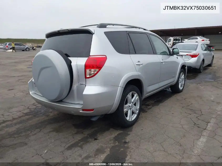 JTMBK32VX75030651 2007 Toyota Rav4 Sport V6