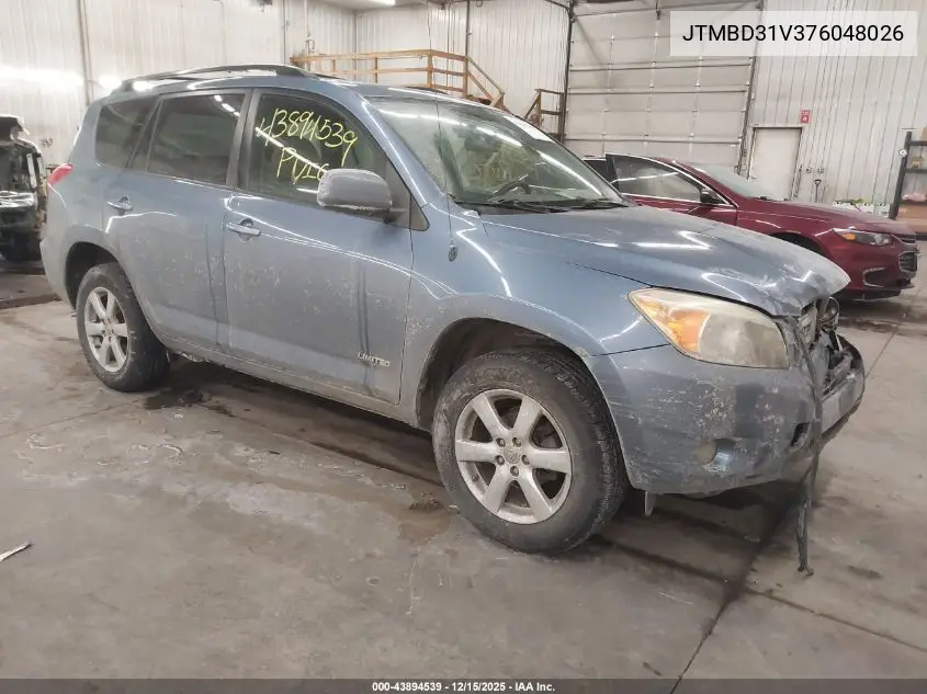 JTMBD31V376048026 2007 Toyota Rav4 Limited