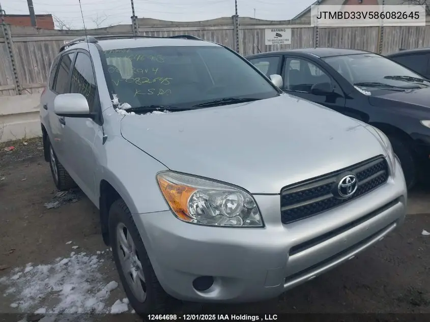 JTMBD33V586082645 2008 Toyota Rav4