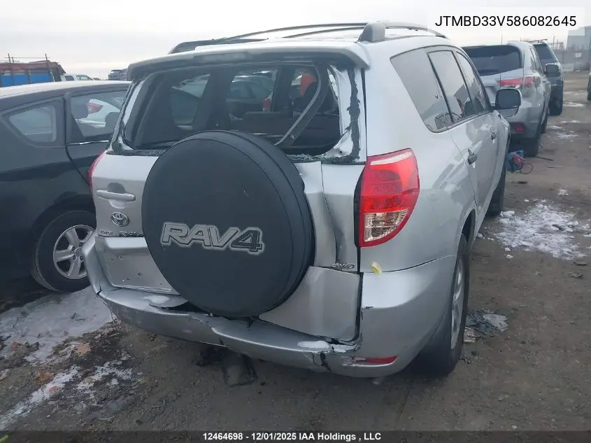 JTMBD33V586082645 2008 Toyota Rav4
