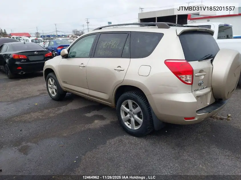 JTMBD31V185201557 2008 Toyota Rav4 Limited