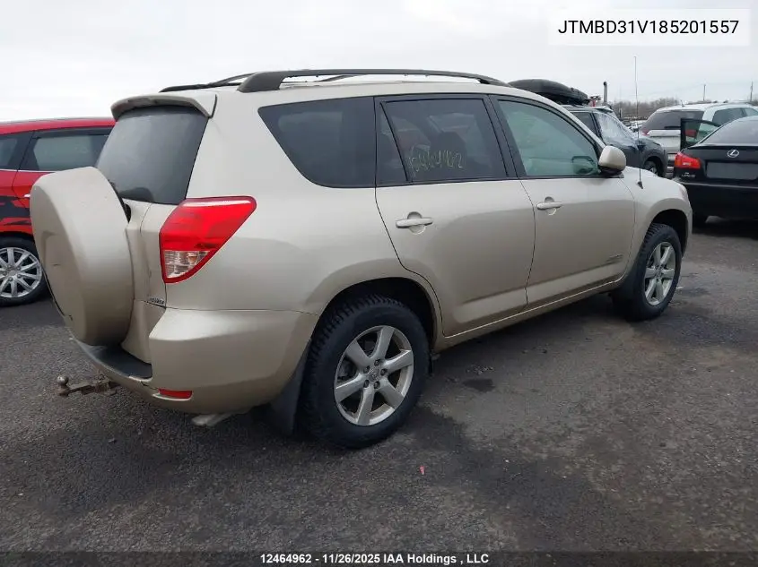JTMBD31V185201557 2008 Toyota Rav4 Limited