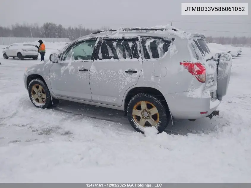 JTMBD33V586061052 2008 Toyota Rav4