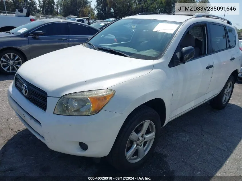 2008 Toyota Rav4 VIN: JTMZD33V285091646 Lot: 40328918