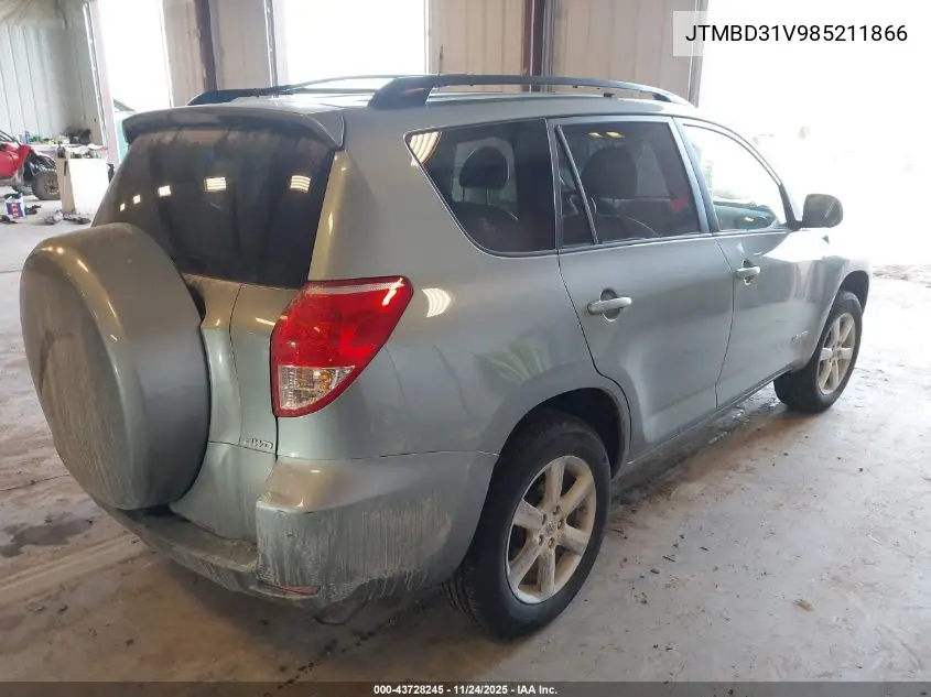 JTMBD31V985211866 2008 Toyota Rav4 Limited