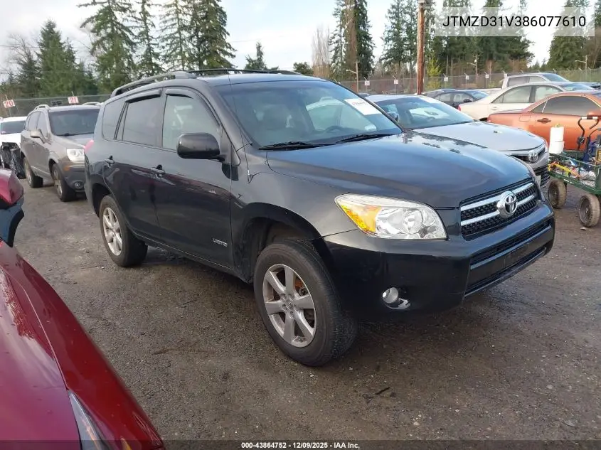 JTMZD31V386077610 2008 Toyota Rav4 Limited
