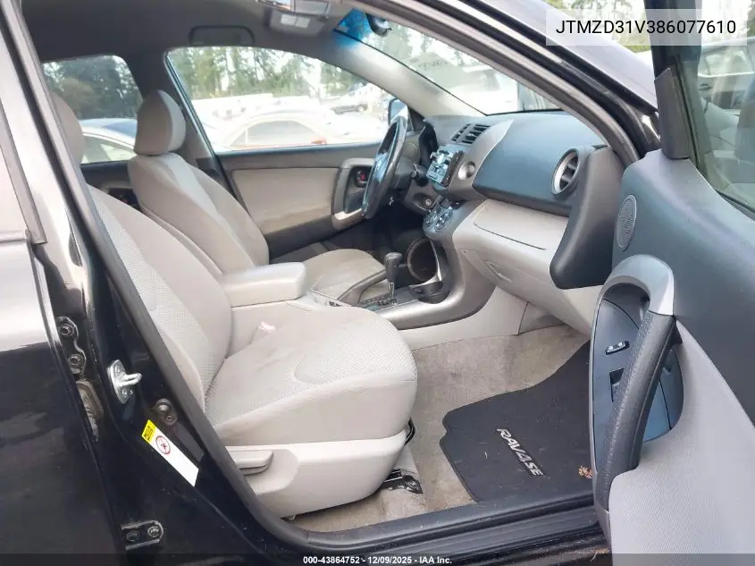 JTMZD31V386077610 2008 Toyota Rav4 Limited